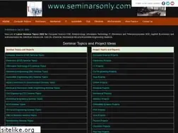 Sites similar to seminartopics.net