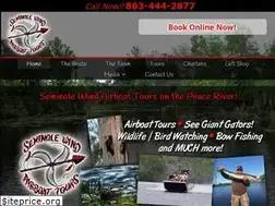 Sites similar to seminolewindairboattours.com