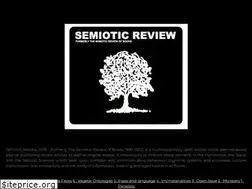 Sites similar to semioticreview.com