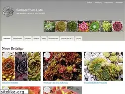 Sites similar to sempervivum-liste.de