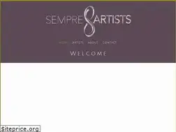 Sites similar to sempreartists.com