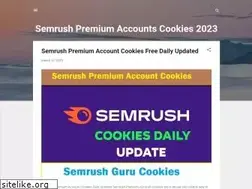 Sites similar to semrush-premium-account-cookies.blogspot.com
