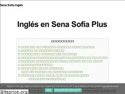 Sites similar to senasofiaingles.com