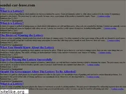 Sites similar to sendai-car-lease.com