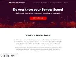 Sites similar to senderscore.net