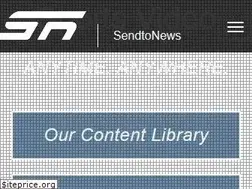 Sites similar to sendtonews.com