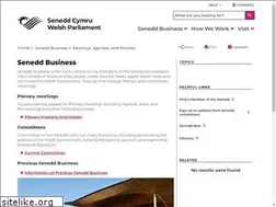 Sites similar to seneddtest.assemblywales.org