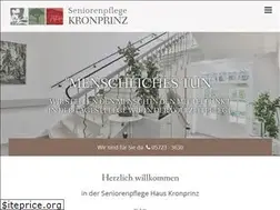 Sites similar to seniorenpflege-kronprinz.de
