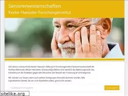 Sites similar to seniorenwissenschaften.de