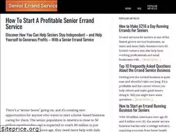 Sites similar to seniorerrandservice.com