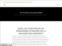 Sites similar to seniorhomecareinformation.com
