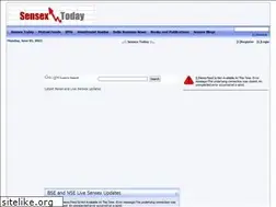 Sites similar to sensextoday.net