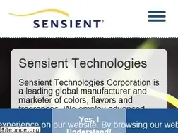 Sites similar to sensient.com