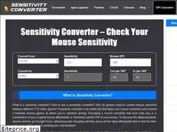 Sites similar to sensitivityconverter.net