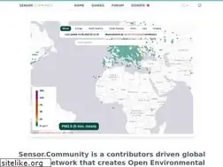 Sites similar to sensor.community