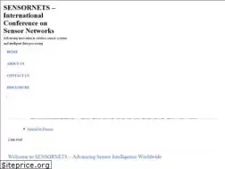 Sites similar to sensornets.org