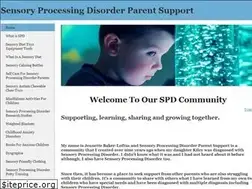 Sites similar to sensoryprocessingdisorderparentsupport.com