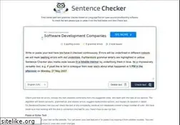 Sites similar to sentencechecker.com