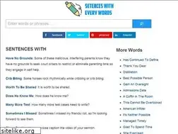 Sites similar to sentenceswith.com