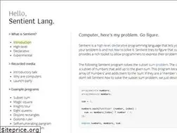 Sites similar to sentient-lang.org