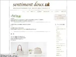 Sites similar to sentimentdoux.com