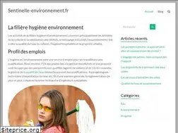 Sites similar to sentinelle-environnement.fr