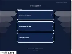 Sites similar to senzaregole.it