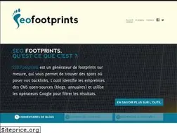 Sites similar to seo-footprints.com