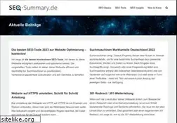 Sites similar to seo-summary.de