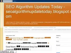 Sites similar to seoalgorithmupdatetoday.blogspot.com