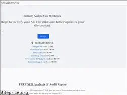 Sites similar to seoanalyzer.cyou