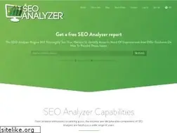 Sites similar to seoanalyzer.io