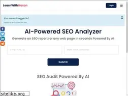 Sites similar to seoanalyzer.me