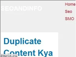 Sites similar to seoandinfo.com