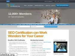 Sites similar to seocertification.org