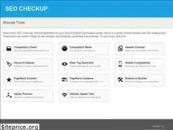 Sites similar to seocheckup.org