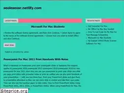Sites similar to seoleseosr.netlify.app
