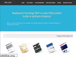 Sites similar to seolista.pl