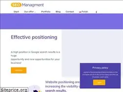 Sites similar to seomanagment.com