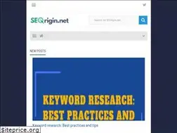 Sites similar to seorigin.net