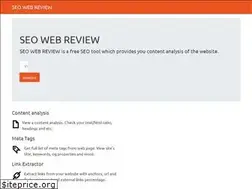 Sites similar to seowebreview.com