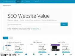 Sites similar to seowebsitevalue.com