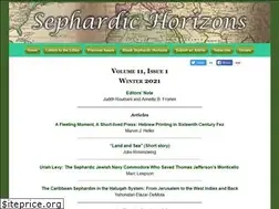Sites similar to sephardichorizons.org