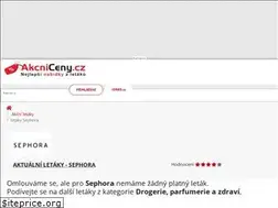 Sites similar to sephora.akcniceny.cz