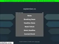 Sites similar to september.co