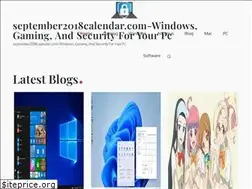 Sites similar to september2018calendar.com