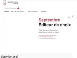 Sites similar to septembre.com