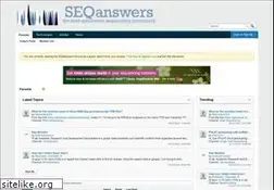 Sites similar to seqanswers.com