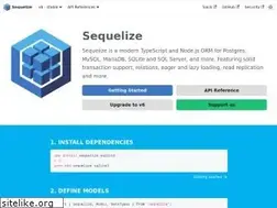 Sites similar to sequelize.org