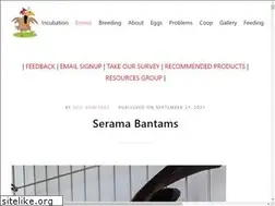 Sites similar to seramabantams.com